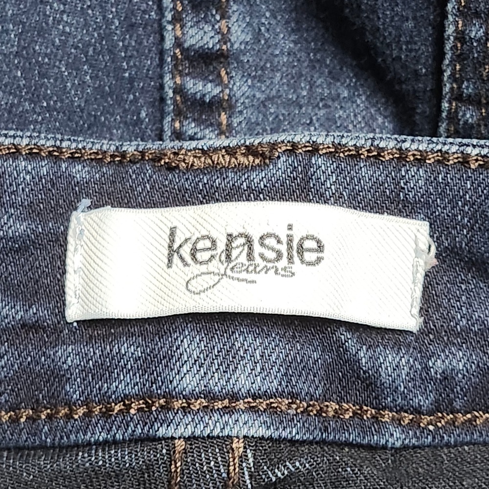 Kensie Jeans Skinny Jeans Women 10 10/30 Blue High Rise Ankle Frayed Hem Stretch - Picture 9 of 13